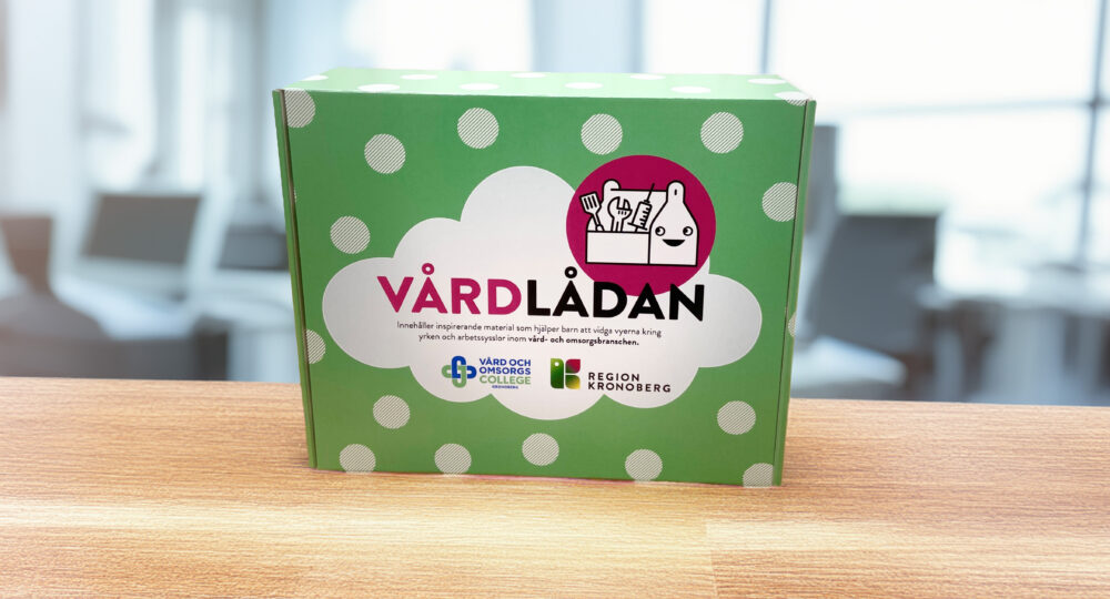 Vårdlåda på skrivbord